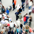 picture of busy people in a street